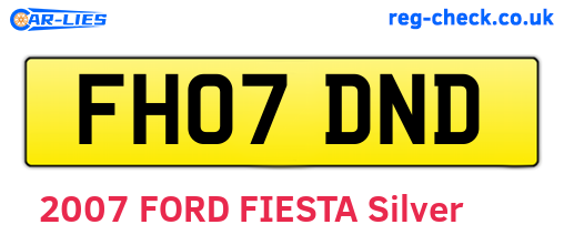 FH07DND are the vehicle registration plates.