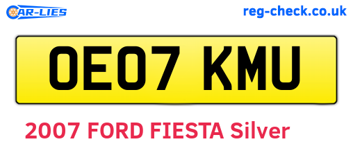 OE07KMU are the vehicle registration plates.