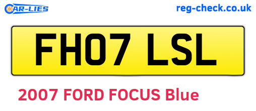 FH07LSL are the vehicle registration plates.