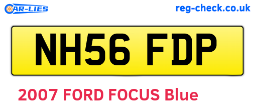 NH56FDP are the vehicle registration plates.