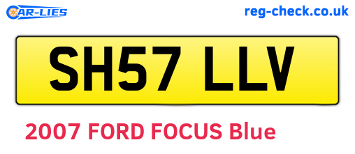 SH57LLV are the vehicle registration plates.