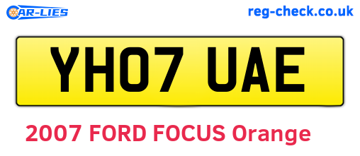 YH07UAE are the vehicle registration plates.