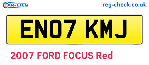 EN07KMJ are the vehicle registration plates.