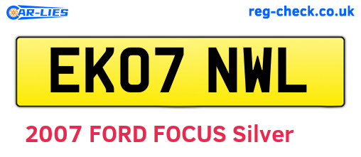 EK07NWL are the vehicle registration plates.