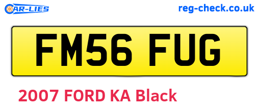 FM56FUG are the vehicle registration plates.