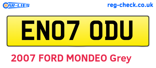 EN07ODU are the vehicle registration plates.