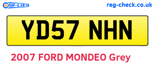 YD57NHN are the vehicle registration plates.