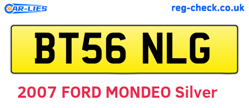BT56NLG are the vehicle registration plates.