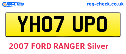 YH07UPO are the vehicle registration plates.