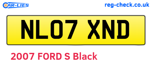 NL07XND are the vehicle registration plates.
