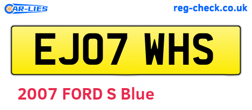 EJ07WHS are the vehicle registration plates.