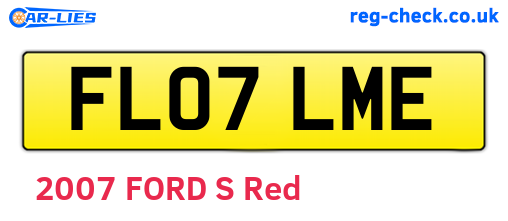 FL07LME are the vehicle registration plates.