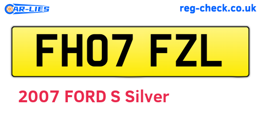 FH07FZL are the vehicle registration plates.