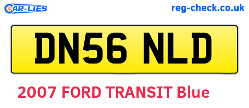 DN56NLD are the vehicle registration plates.