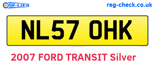 NL57OHK are the vehicle registration plates.