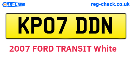 KP07DDN are the vehicle registration plates.