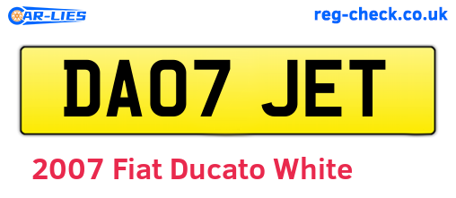 White 2007 Fiat Ducato (DA07JET)