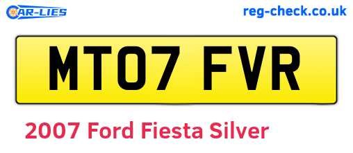 Silver 2007 Ford Fiesta (MT07FVR)