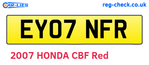 EY07NFR are the vehicle registration plates.