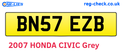 BN57EZB are the vehicle registration plates.