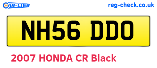 NH56DDO are the vehicle registration plates.
