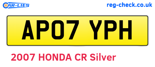 AP07YPH are the vehicle registration plates.