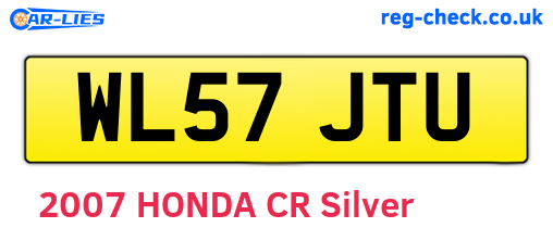 WL57JTU are the vehicle registration plates.