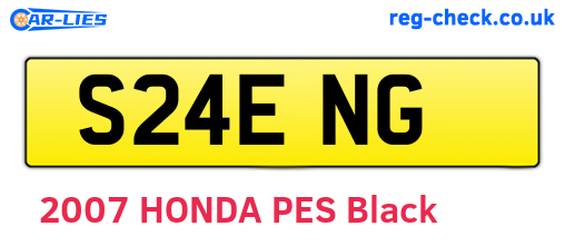 S24ENG are the vehicle registration plates.