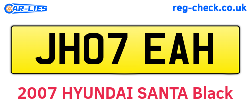 JH07EAH are the vehicle registration plates.