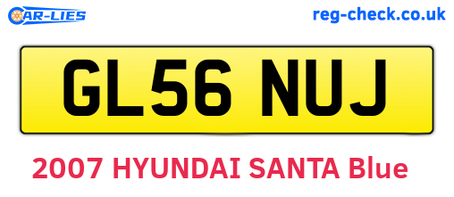 GL56NUJ are the vehicle registration plates.
