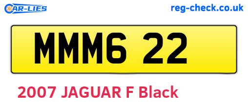 MMM622 are the vehicle registration plates.
