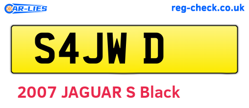 S4JWD are the vehicle registration plates.