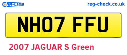 NH07FFU are the vehicle registration plates.