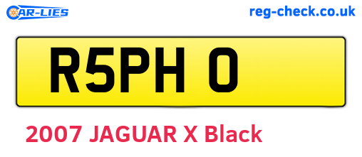 R5PHO are the vehicle registration plates.