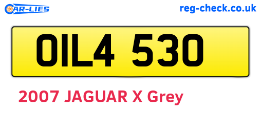 OIL4530 are the vehicle registration plates.