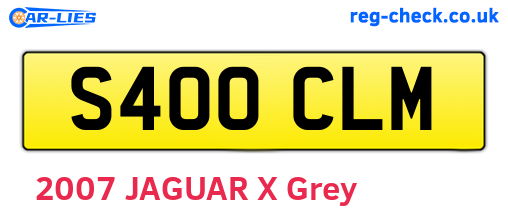 S400CLM are the vehicle registration plates.
