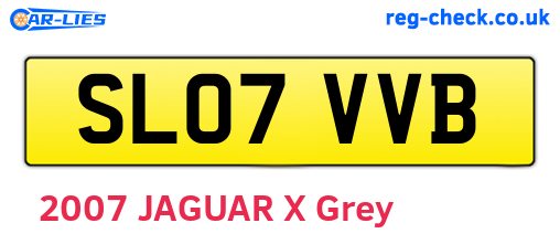 SL07VVB are the vehicle registration plates.