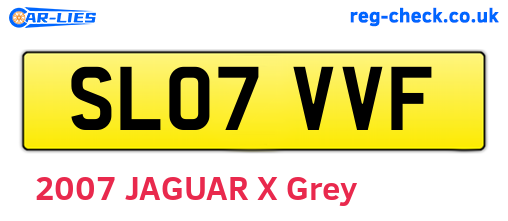 SL07VVF are the vehicle registration plates.