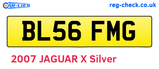 BL56FMG are the vehicle registration plates.