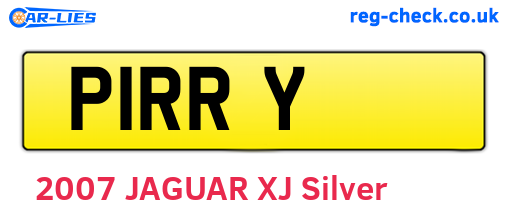 P1RRY are the vehicle registration plates.