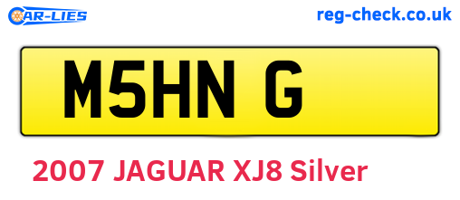 M5HNG are the vehicle registration plates.