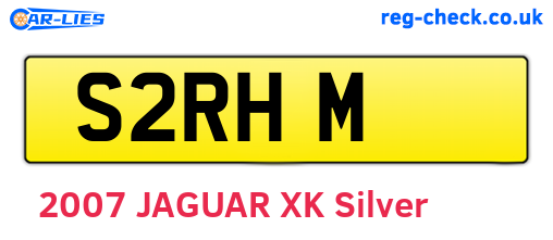 S2RHM are the vehicle registration plates.