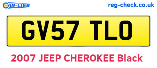 GV57TLO are the vehicle registration plates.