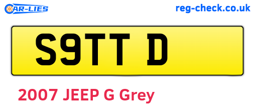 S9TTD are the vehicle registration plates.