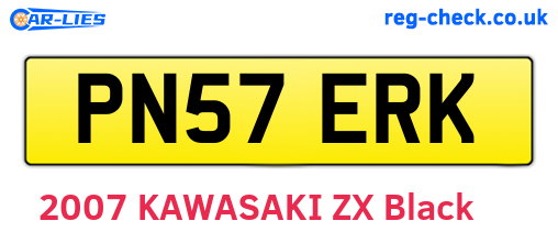 PN57ERK are the vehicle registration plates.