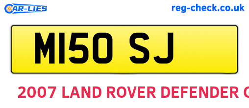 M15OSJ are the vehicle registration plates.