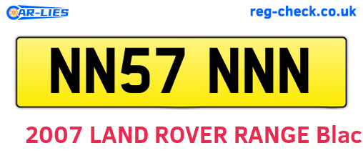 NN57NNN are the vehicle registration plates.
