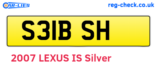 S31BSH are the vehicle registration plates.