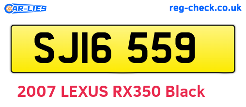 SJI6559 are the vehicle registration plates.