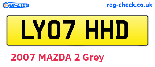 LY07HHD are the vehicle registration plates.